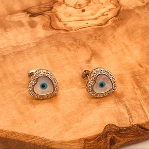 Greek eyes mother pearl earrings